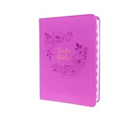 Biblia Reina Valera 1960 Letra Grande PJR Holman Flores Magenta